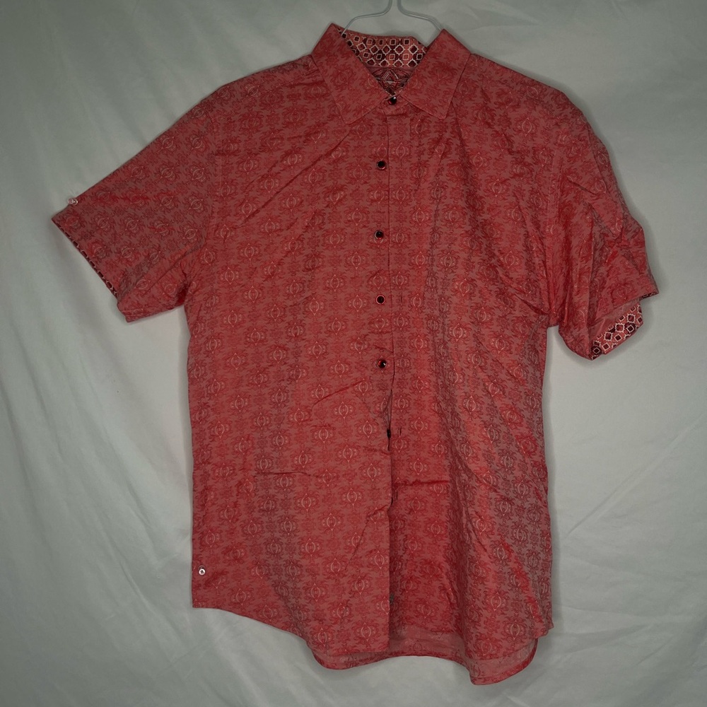 Robert Graham Red Casual Button Down Shirt